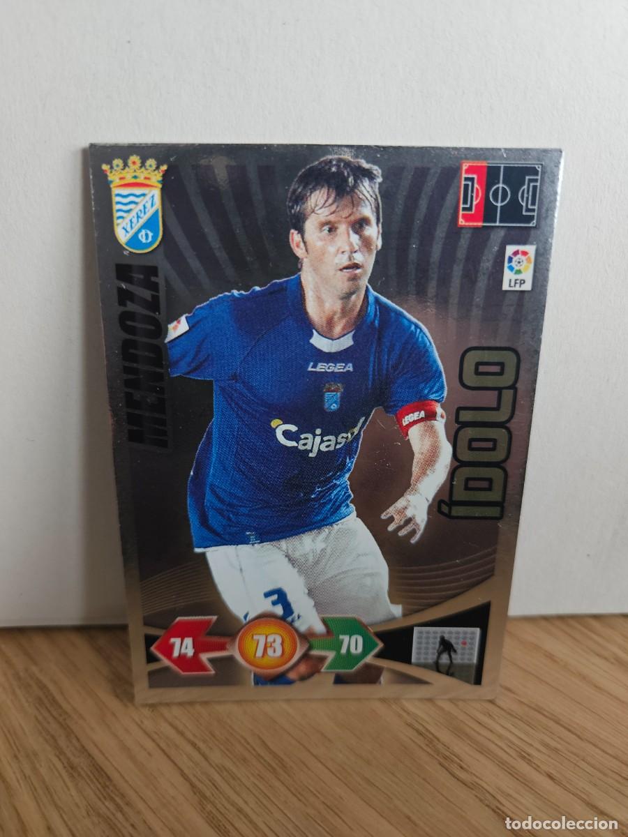 Fu&szlig;ball-Sticker: CROMO FUTBOL 09 10 ADRENALYN XL PANINI LIGA 2009 2010 CD XEREZ MENDOZA IDOLO