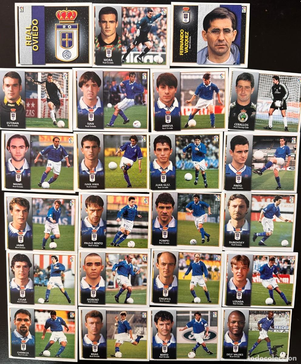 Cromos de F&uacute;tbol: 23 Cromos Real Oviedo LIGA Este 1998 1999 98 99 Sin pegar