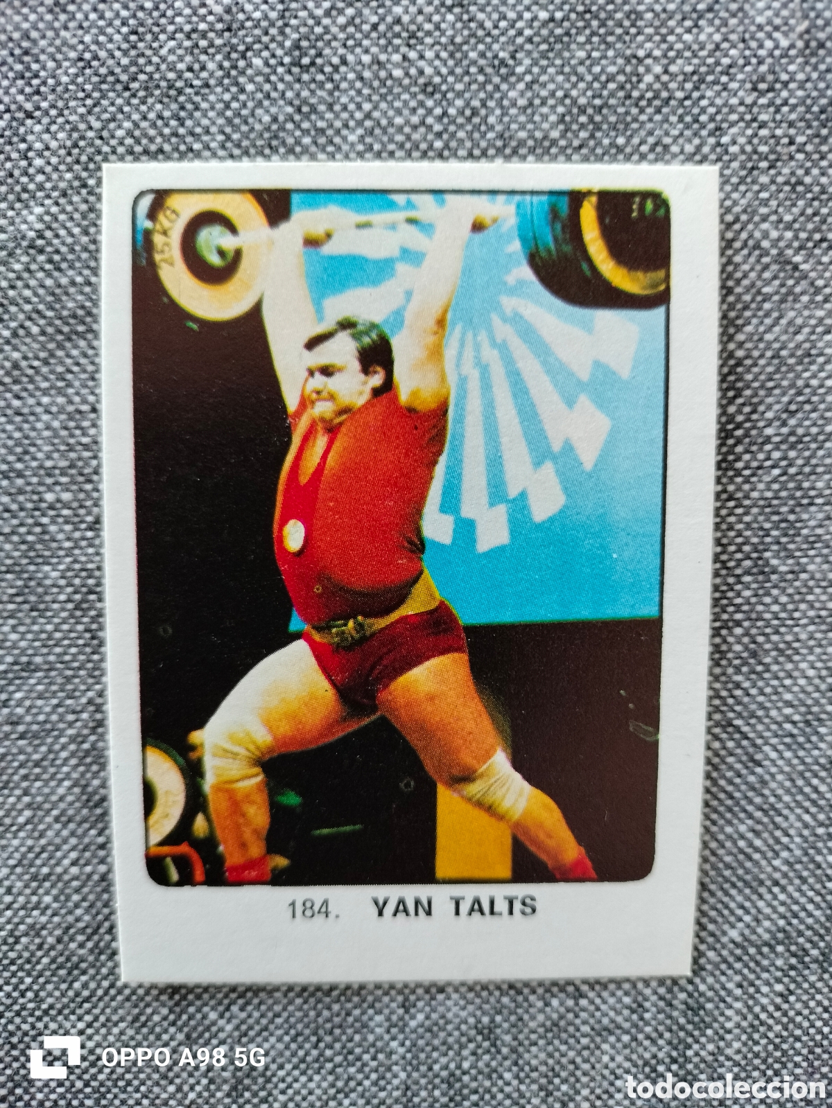 Fu&szlig;ball-Sticker: Cromo 184 Yan Talts Keisa Campeones del deporte mundial 1974