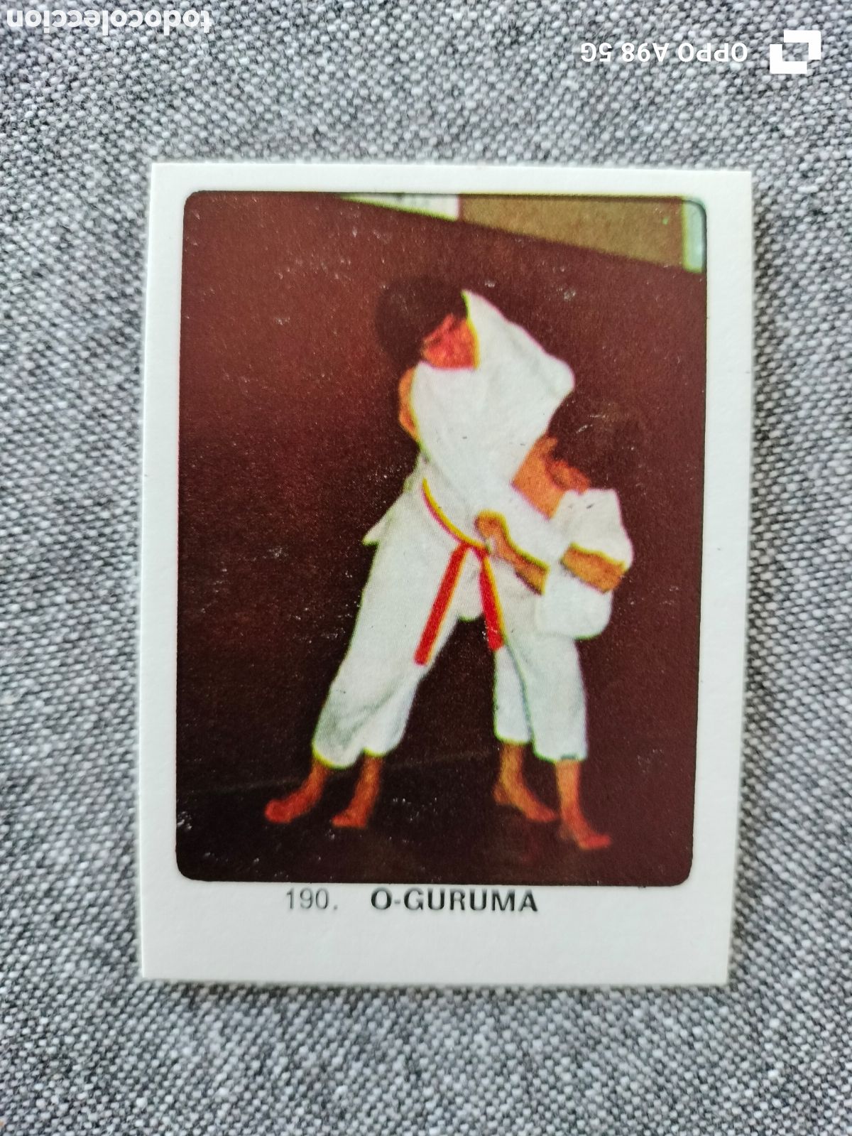 Fu&szlig;ball-Sticker: Cromo 190 O-Guruma Keisa Campeones del deporte mundial 1974