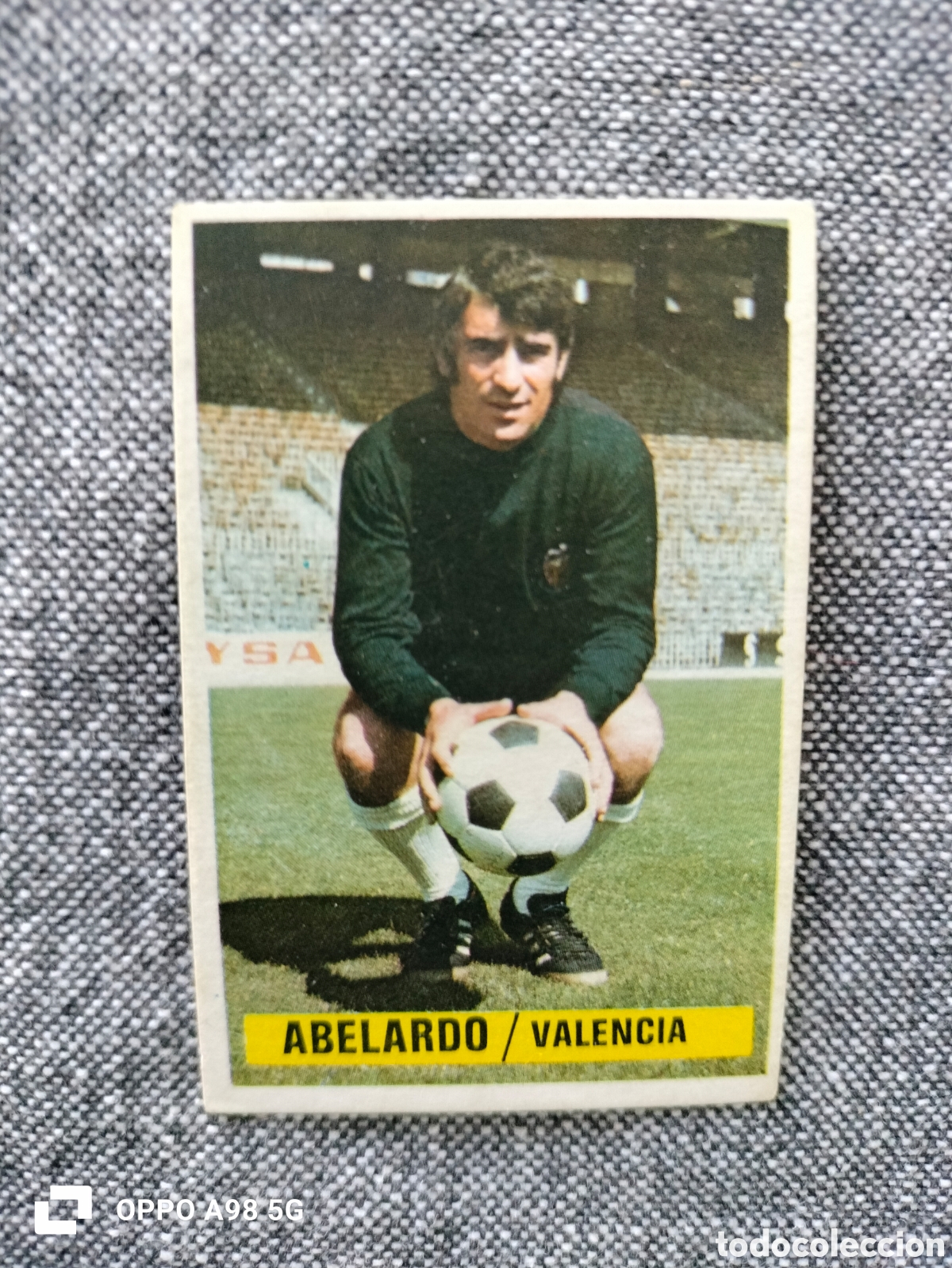 Football Stickers: Cromo baja Abelardo Valencia ediciones Este liga temporada 74 75 1974 1975