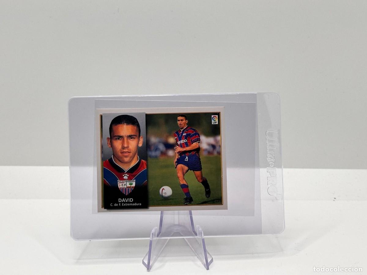 Cromos de F&uacute;tbol: Cromo David Ultimos Fichajes N&ordm;23 Club de Futbol Extremadura LIGA Este 1998 1999 98 99 Sin pegar
