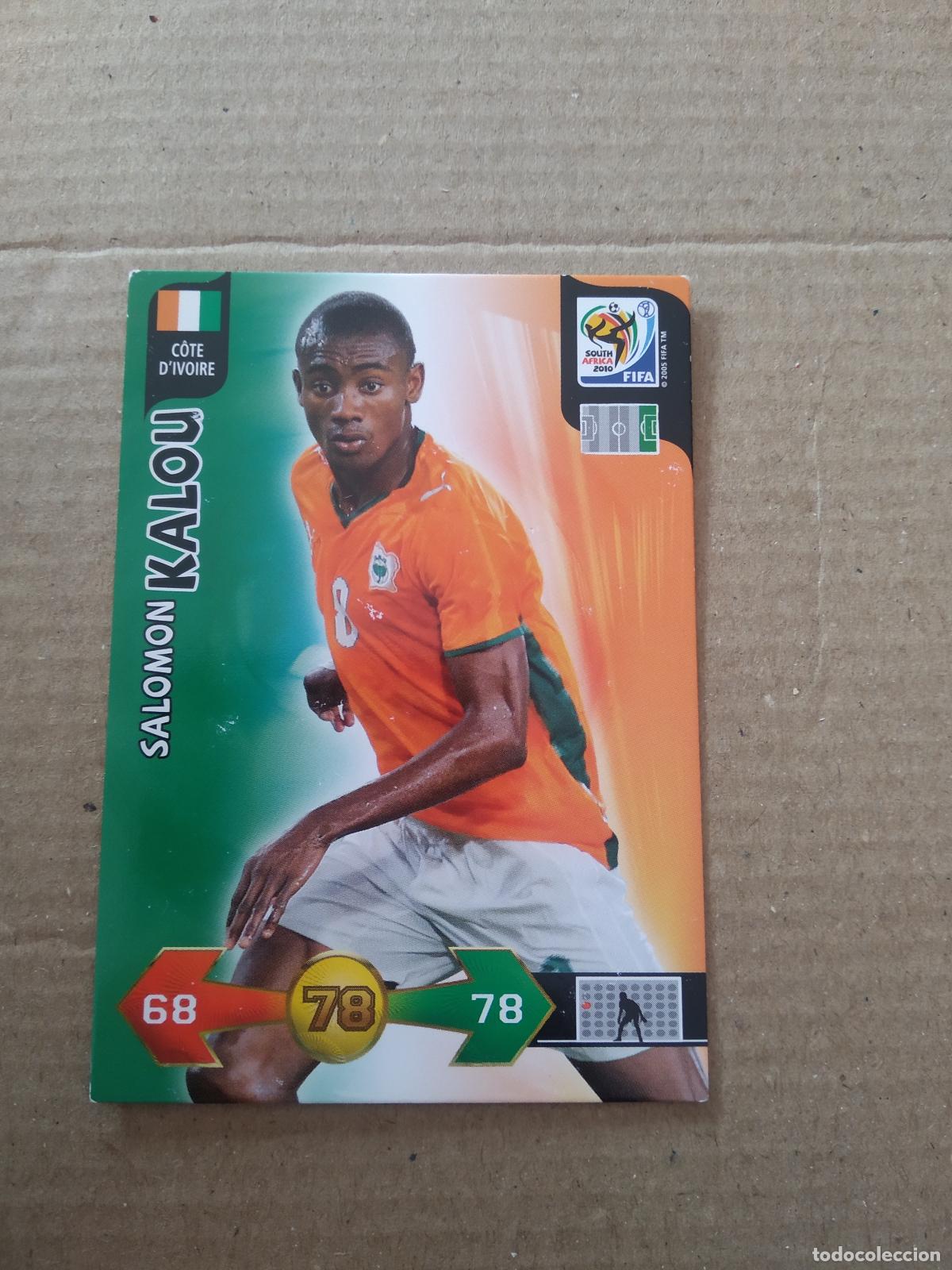 Cartes &agrave; collectionner de Football: SALOMON KALOU COSTA MARFIL CROMO FUTBOL PANINI ADRENALYN MUNDIAL 2010 WORLD CUP COPA DEL MUNDO