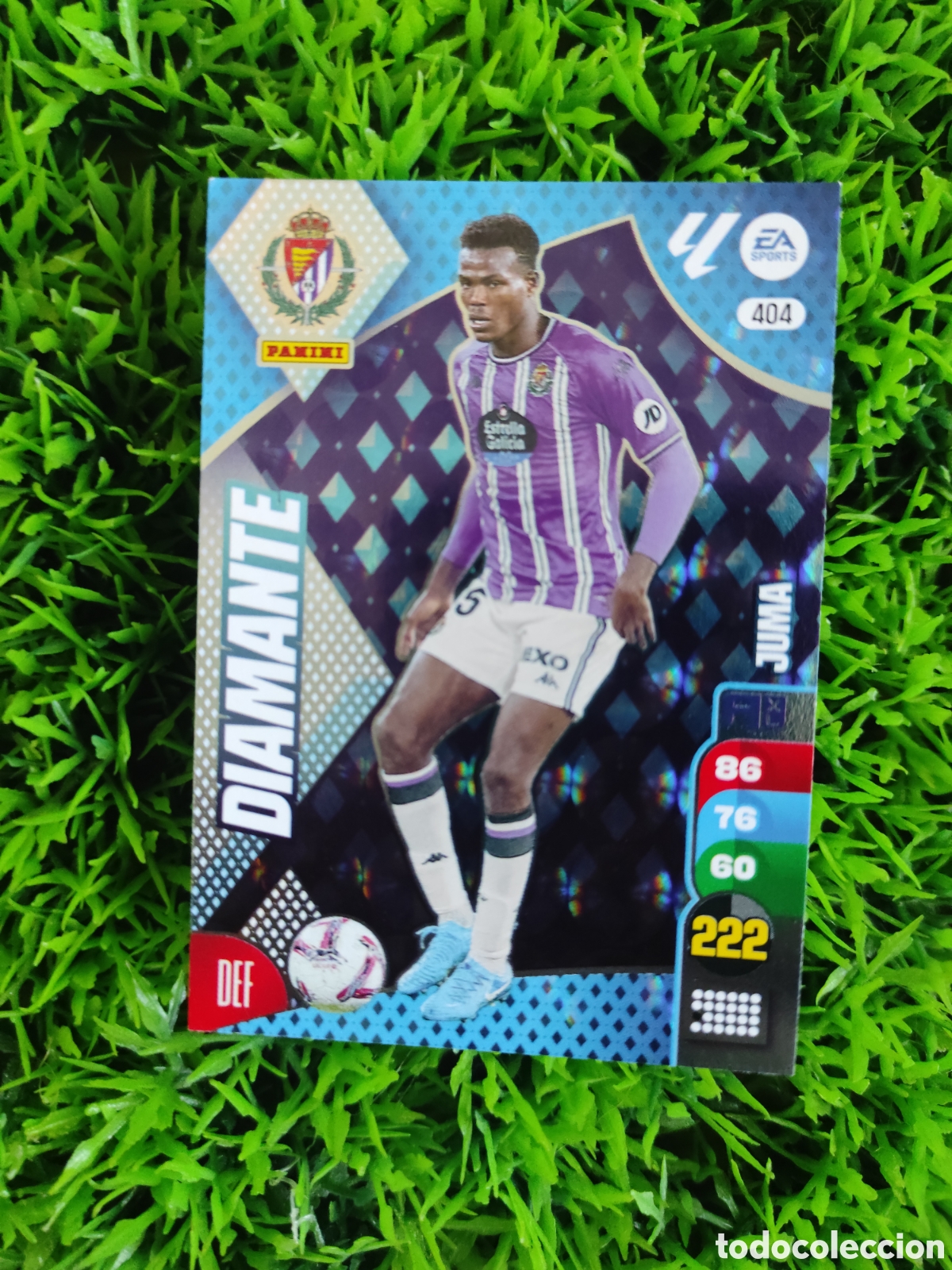 Cromos de f&uacute;tbol: Juma Valladolid DIAMANTE Adrenalyn 24-25 # 404