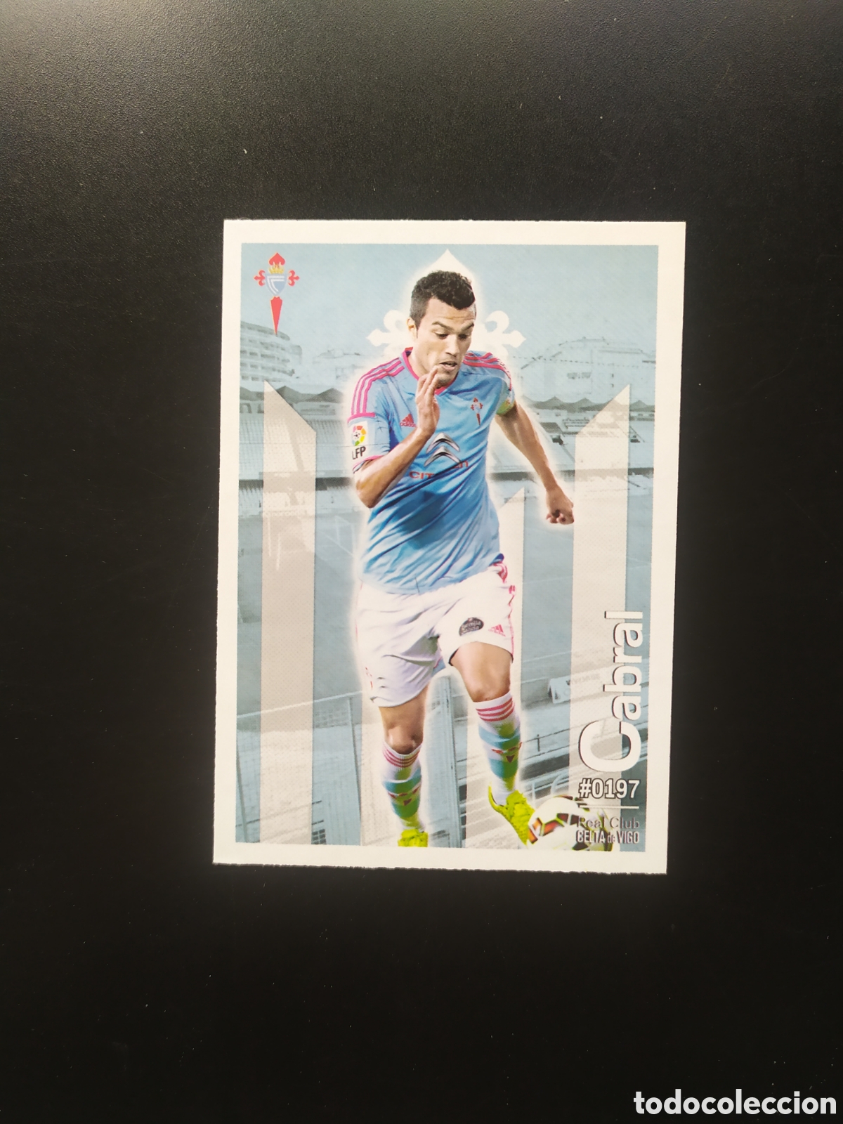 Cromos de Futebol: Mundicromo fichas Liga 2015 2016 15 16 Cabral n&deg; 197 Celta Vigo