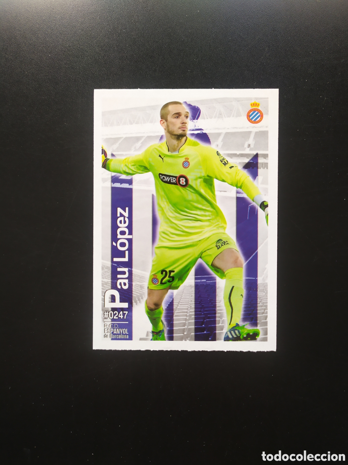 Cromos de Futebol: Mundicromo fichas Liga 2015 2016 15 16 Pau L&oacute;pez n&deg; 247 Espanyol
