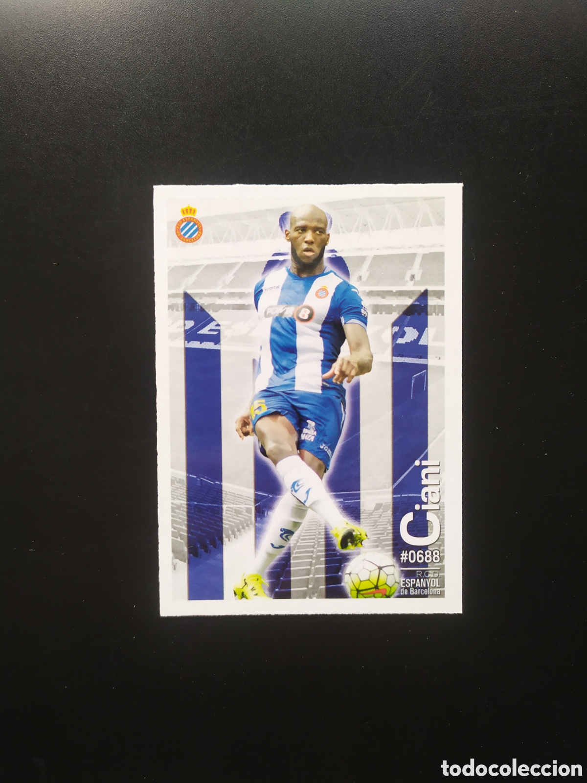 Fu&szlig;ball-Sticker: Mundicromo fichas Liga 2015 2016 15 16 Ciani n&deg; 688 Espanyol