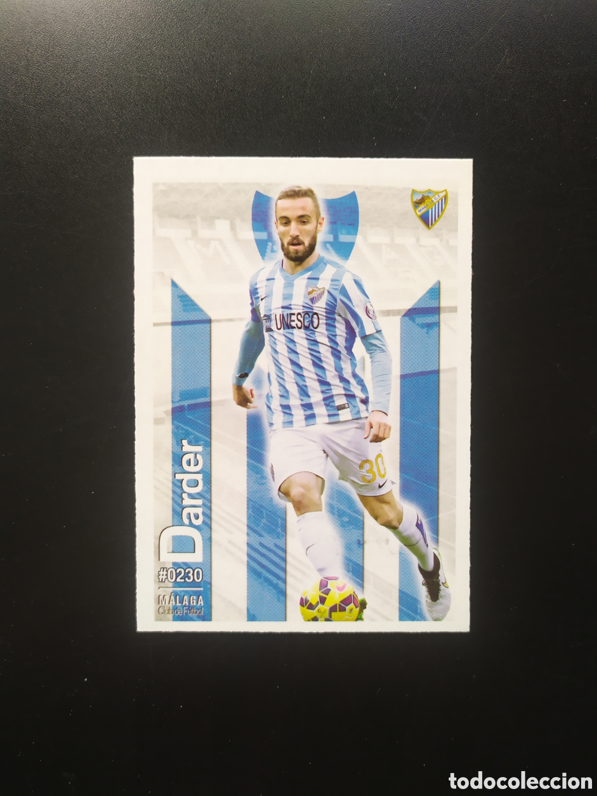 Cromos de Futebol: Mundicromo fichas Liga 2015 2016 15 16 Darder n&deg; 230 M&aacute;laga