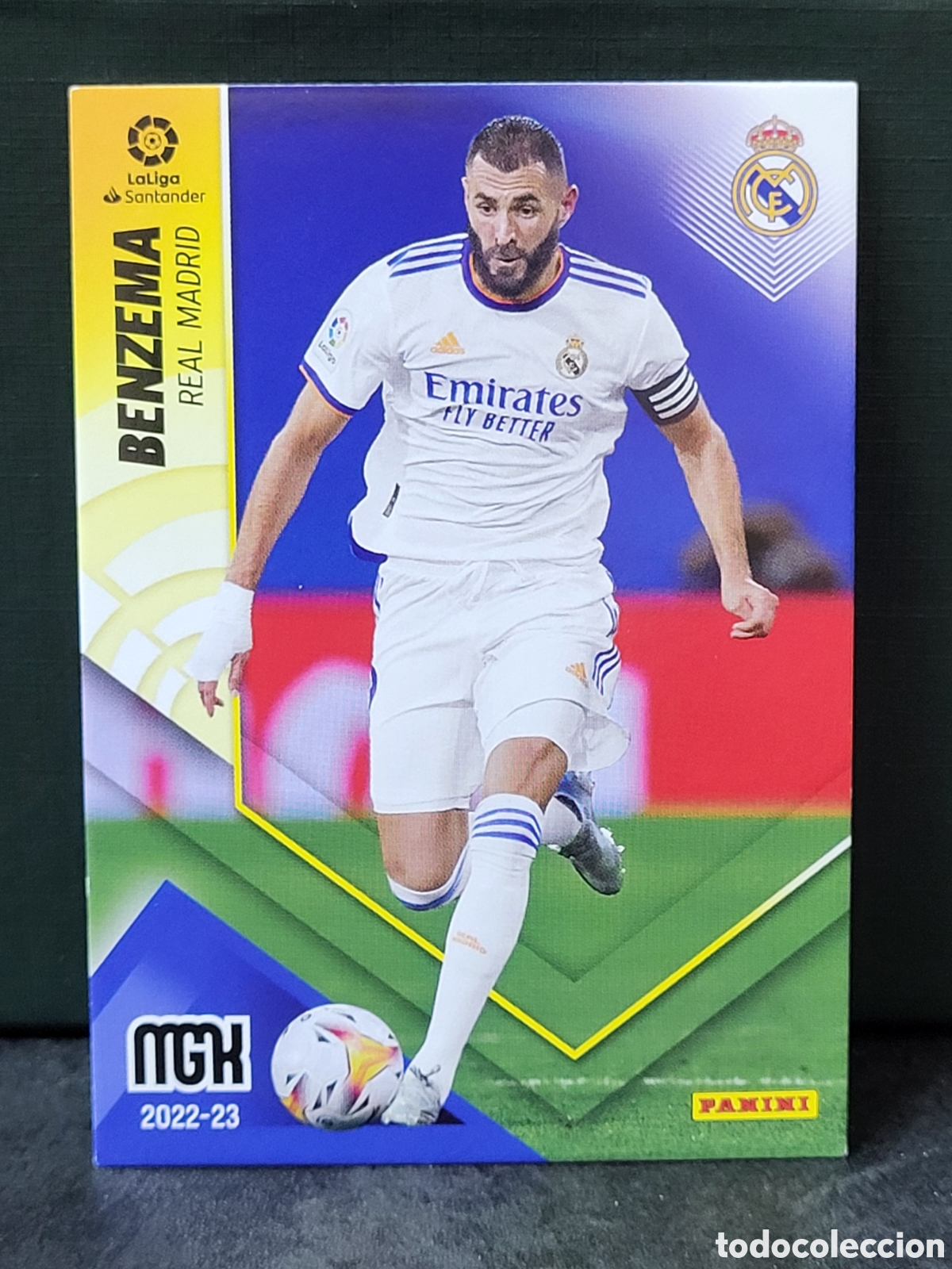 Cromos de F&uacute;tbol: MGK BENZEMA REAL MADRID N&ordm; 225 MEGACRACKS 2022 2023 22 23 PANINI NUEVO DE SOBRE
