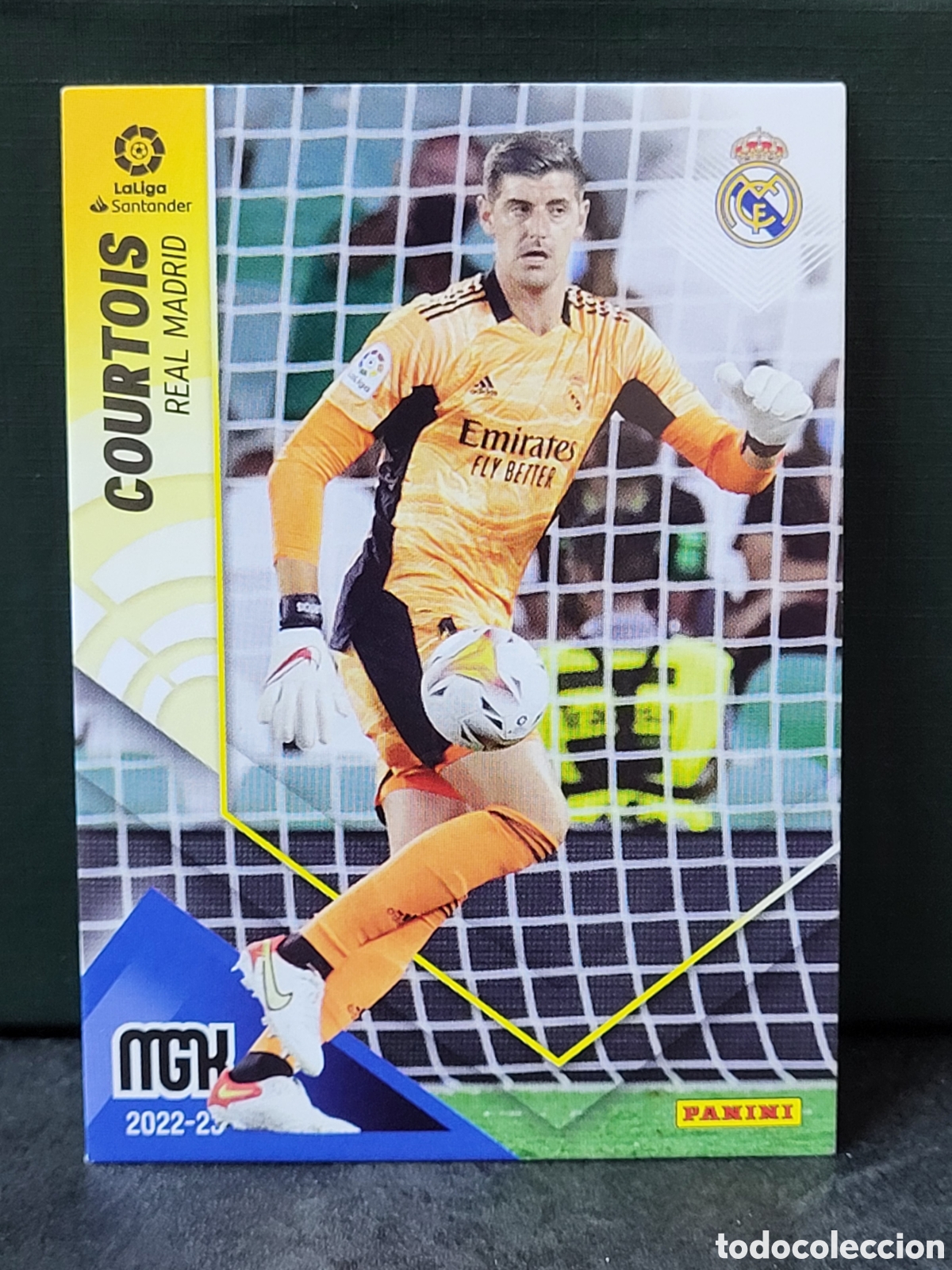 Cromos de F&uacute;tbol: MGK COURTOIS REAL MADRID N&ordm; 209 MEGACRACKS 2022 2023 22 23 PANINI NUEVO DE SOBRE