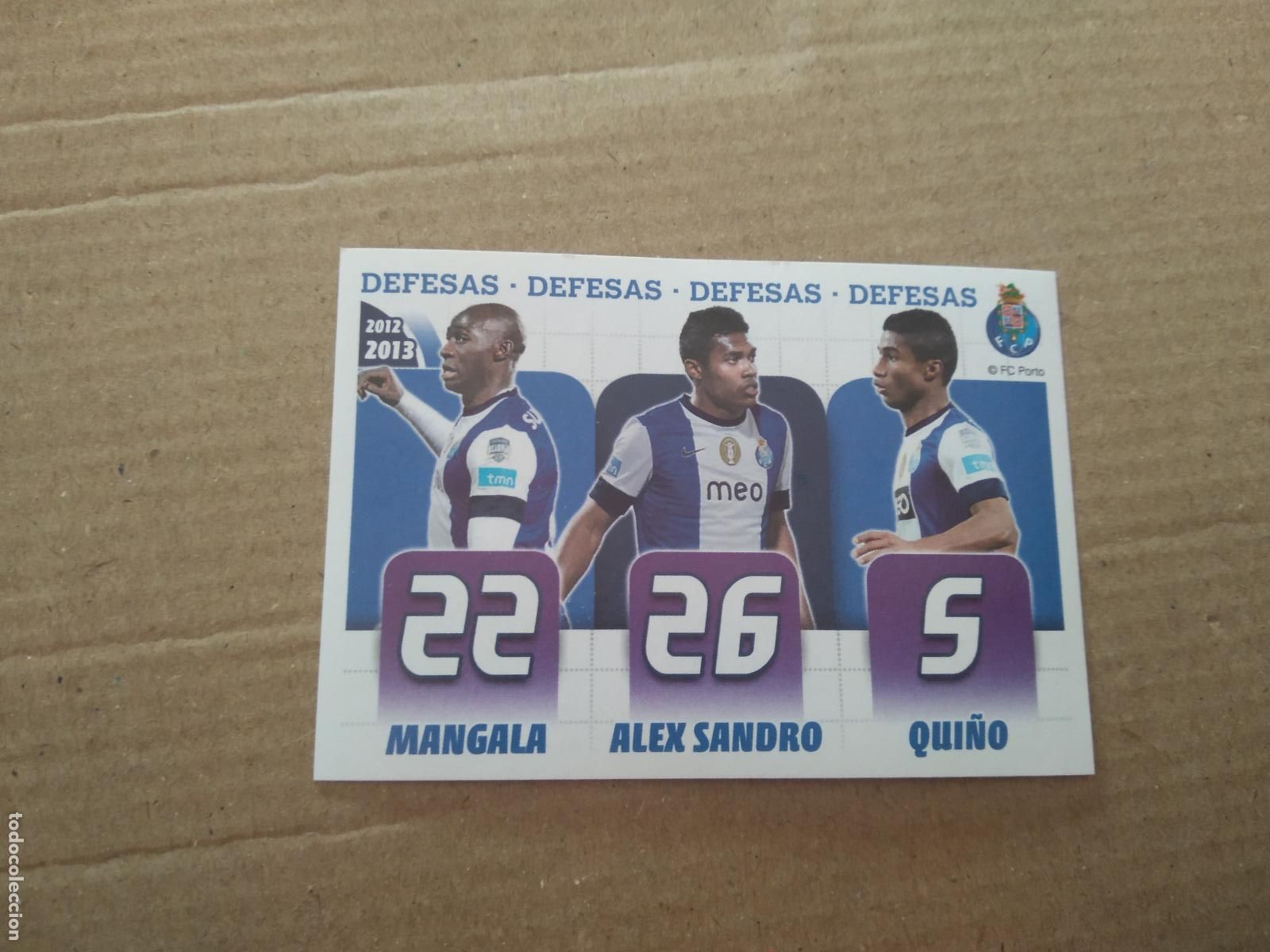 Cromos de F&uacute;tbol: 15 MANGALA ALEX SANDRO QUI&Ntilde;O CROMO FUTBOL PANINI 2012-2013 COLECCI&Oacute;N OFICIAL PORTO 12-13