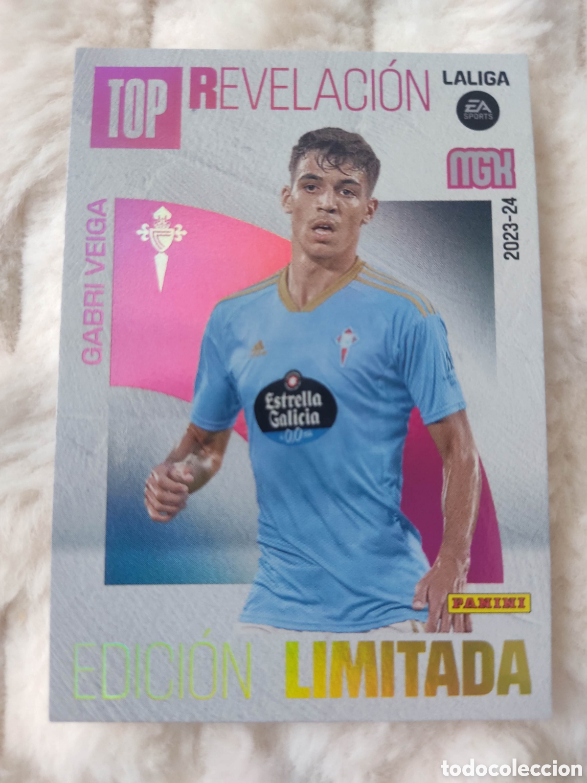 Cromos de F&uacute;tbol: GABRI VEIGA CELTA VIGO EDICI&Oacute;N LIMITADA MEGACRACKS 2023 2024 23 24 MEGA CRACKS MGK