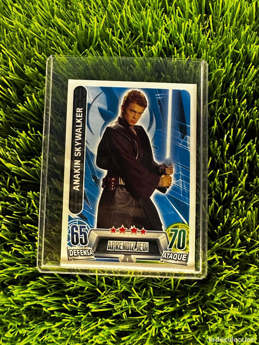 Cromos de f&uacute;tbol: N&ordm; 1 Anakin Shywalker Aprendiz Jedi Topps Star Wars Force Attax Carrefour 2016