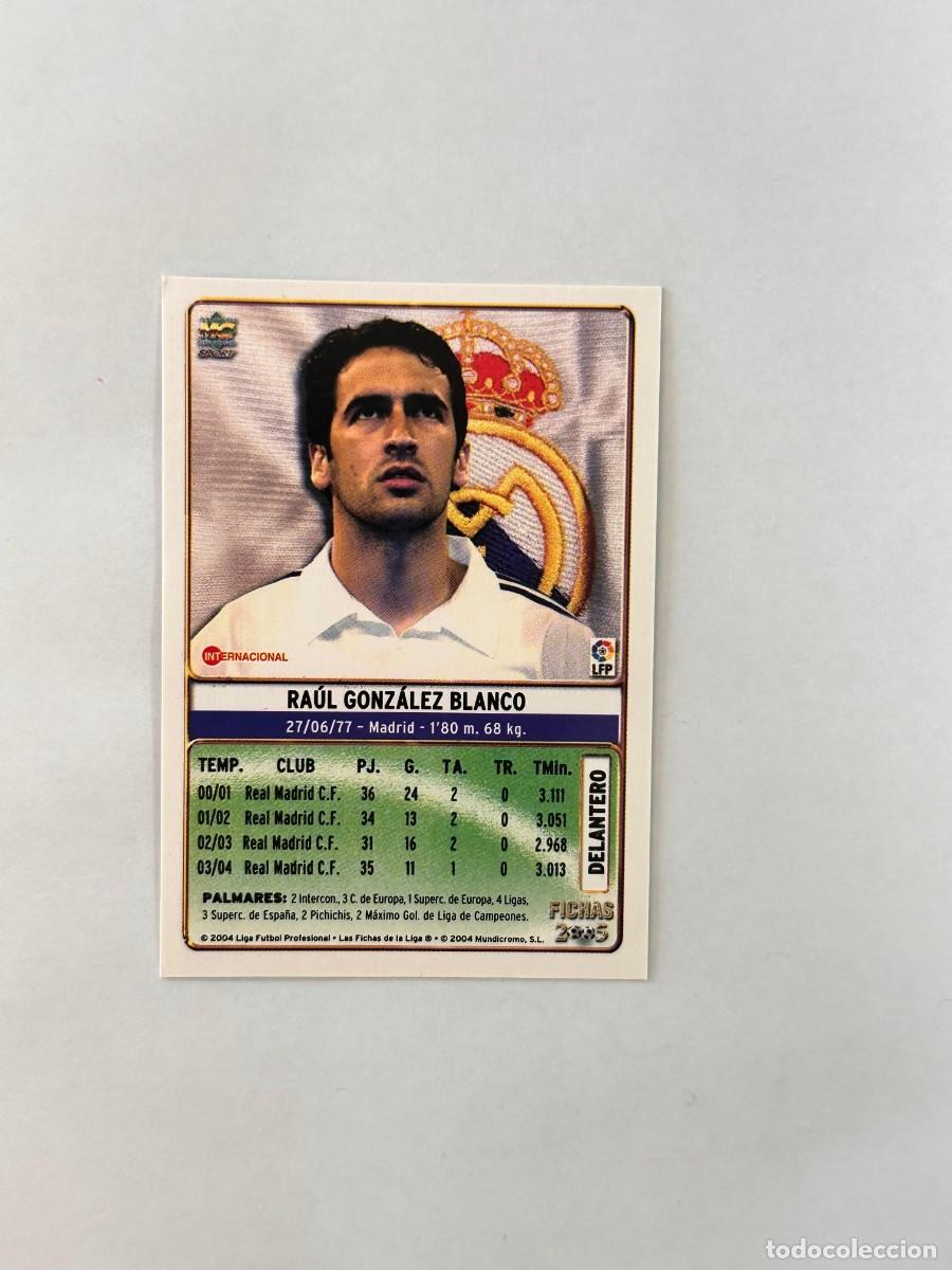 RARE CARDS* LUIS FIGO Real Madrid Mundicromo Fichas Liga 2004 N.21 EUR