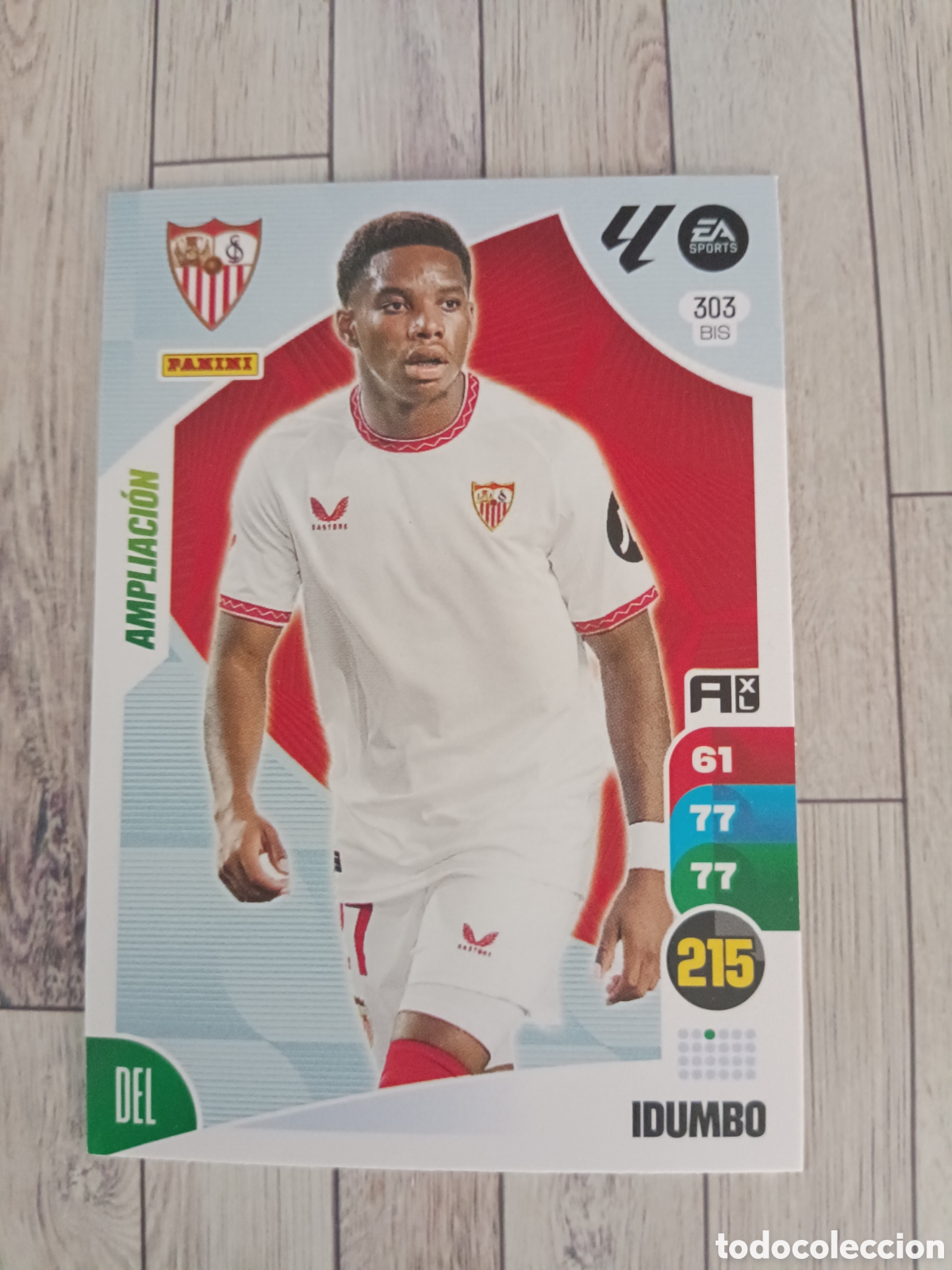 Cromos de F&uacute;tbol: 303 BIS DUMBO AMPLIACION SEVILLA ADRENALYN XL LIGA 2024 2025 PANINI 24 25