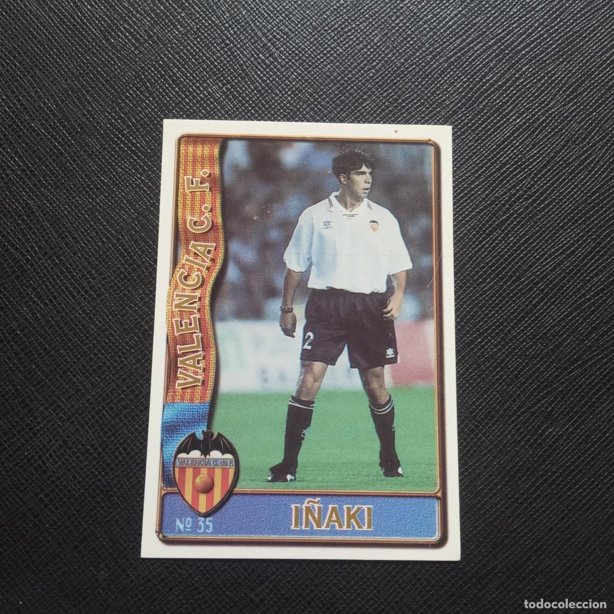 Figurine di Calcio: 35 I&Ntilde;AKI VALENCIA MUNDICROMO 1996 1997 CROMO FUTBOL LIGA 96 97 - (MD-2000-2) PG22