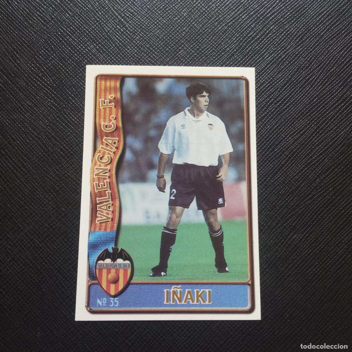Figurine di Calcio: 35 I&Ntilde;AKI VALENCIA MUNDICROMO 1996 1997 CROMO FUTBOL LIGA 96 97 - (MD-2000-2) PG22 B