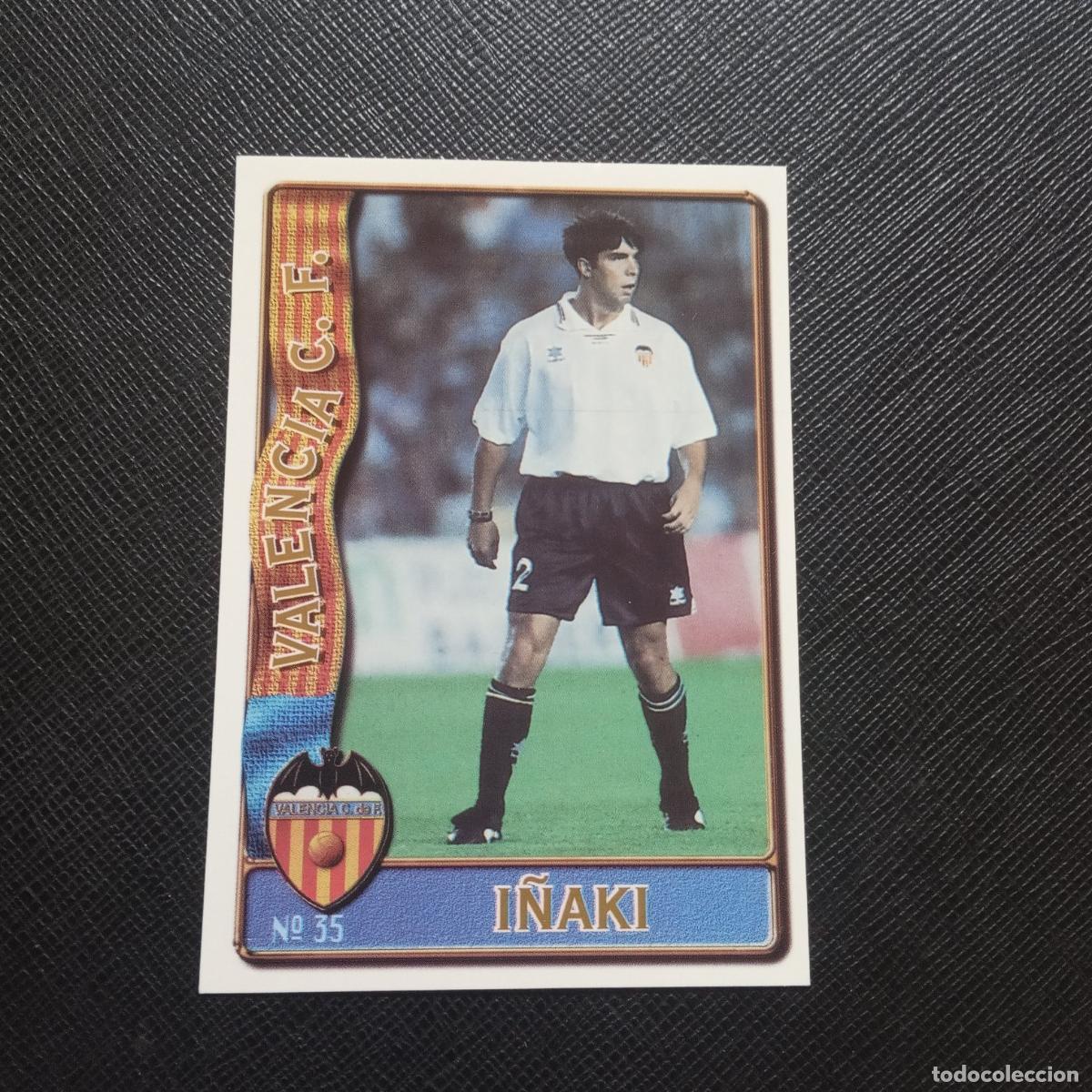 Figurine di Calcio: 35 I&Ntilde;AKI VALENCIA MUNDICROMO 1996 1997 CROMO FUTBOL LIGA 96 97 - (MD-2000-2) PG21