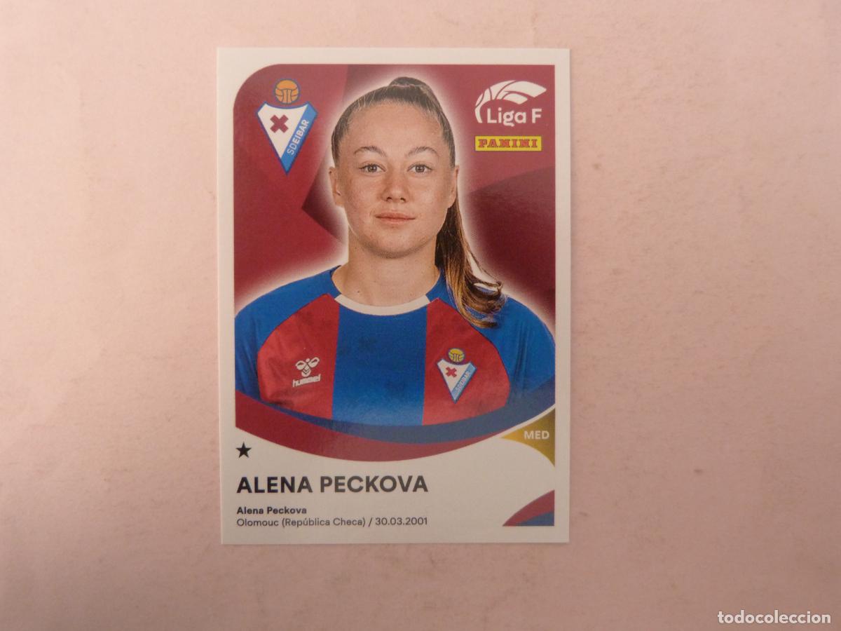 Figurine di Calcio: CROMO DE FUTBOL PECKOVA S.D. EIBAR SIN PEGAR N&ordm; 132 LIGA FEMENINA 2024-2025/24-25 PANINI