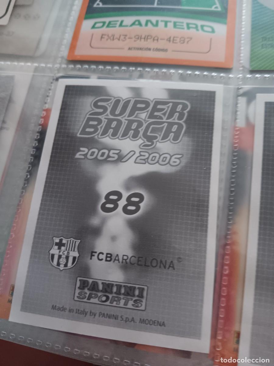 Cromos de f&uacute;tbol: MESSI ROOKIE SUPER BARCA 2005-06 - Foto 2