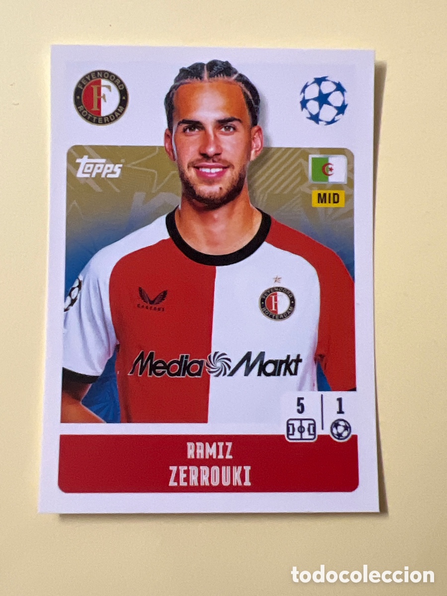 Football Stickers: C10085. Topps Stickers UEFA Champions League 2024 2025 24 25 - 214 Zerrouki