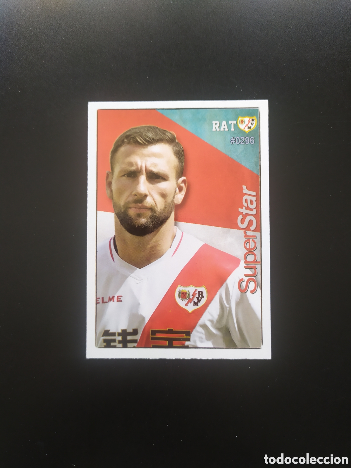 Fu&szlig;ball-Sticker: Mundicromo fichas Liga 2015 2016 15 16 Rat superstar n&deg; 296 Rayo Vallecano