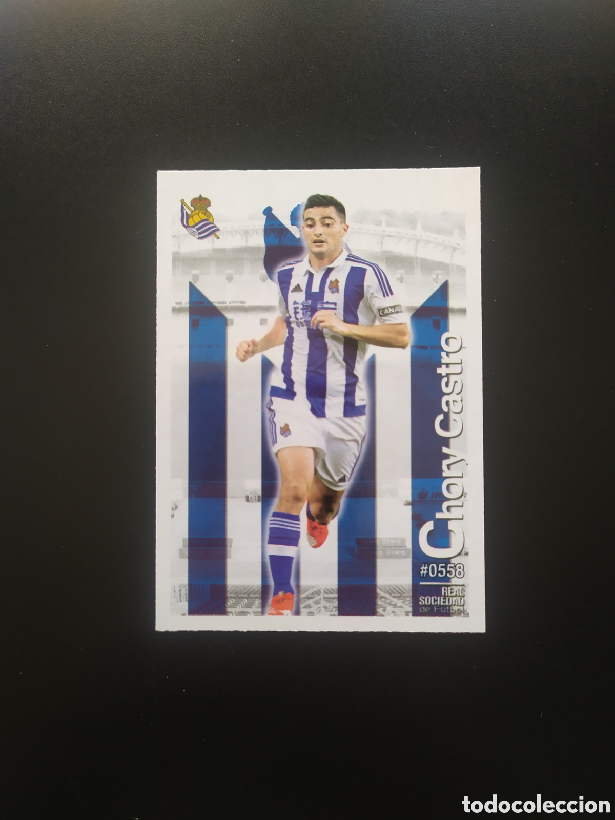 Football Stickers: Mundicromo fichas Liga 2015 2016 15 16 Chory Castro n&deg; 558 Real Sociedad