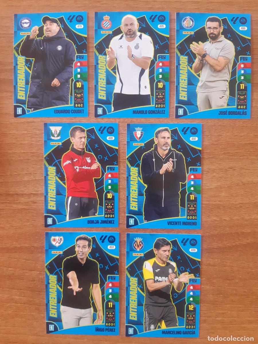 Cartes &agrave; collectionner de Football: LOTE 7 CARDS DIFERENTES ENTRENADORES ADRENALYN 24-25 PANINI. NUEVOS