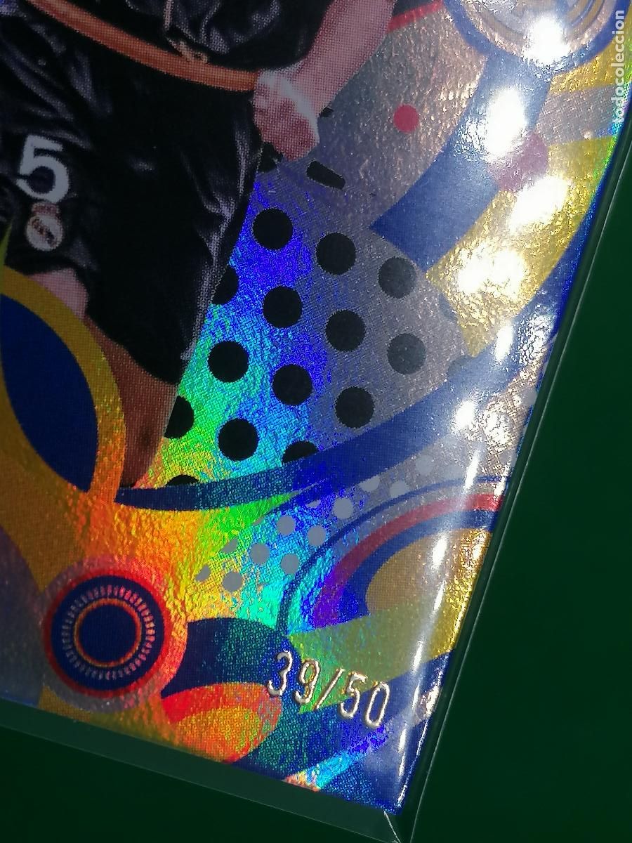 Carte Sportive Topps Real Madrid 2024-25 - Manolo Sanchís Relic Match Worn /99 - Flamenco Flare - Near Mint