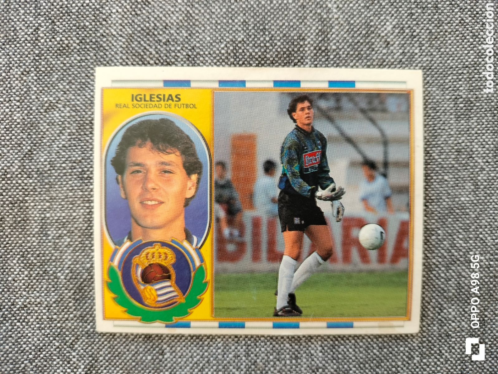 Cromos de F&uacute;tbol: Cromo Iglesias fichaje 7 bis liga Este 1996 1997 96 97