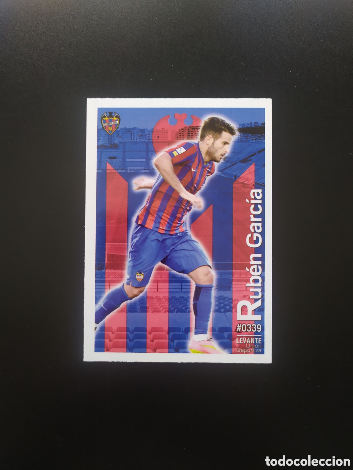Cromos de f&uacute;tbol: Mundicromo fichas Liga 2015 2016 15 16 Rub&eacute;n Garc&iacute;a n&deg; 339 Levante