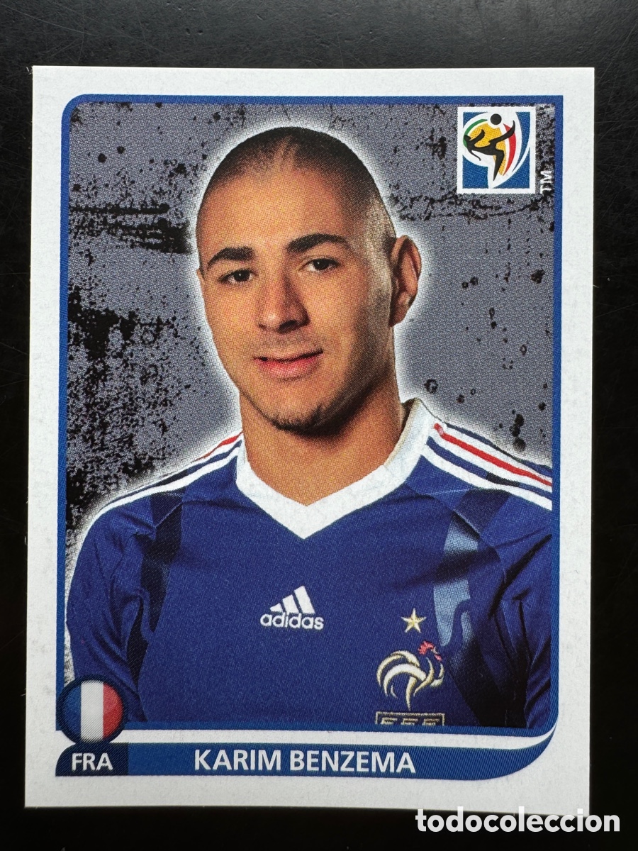 Cromos de F&uacute;tbol: Benzema 104 Francia Mundial 2010