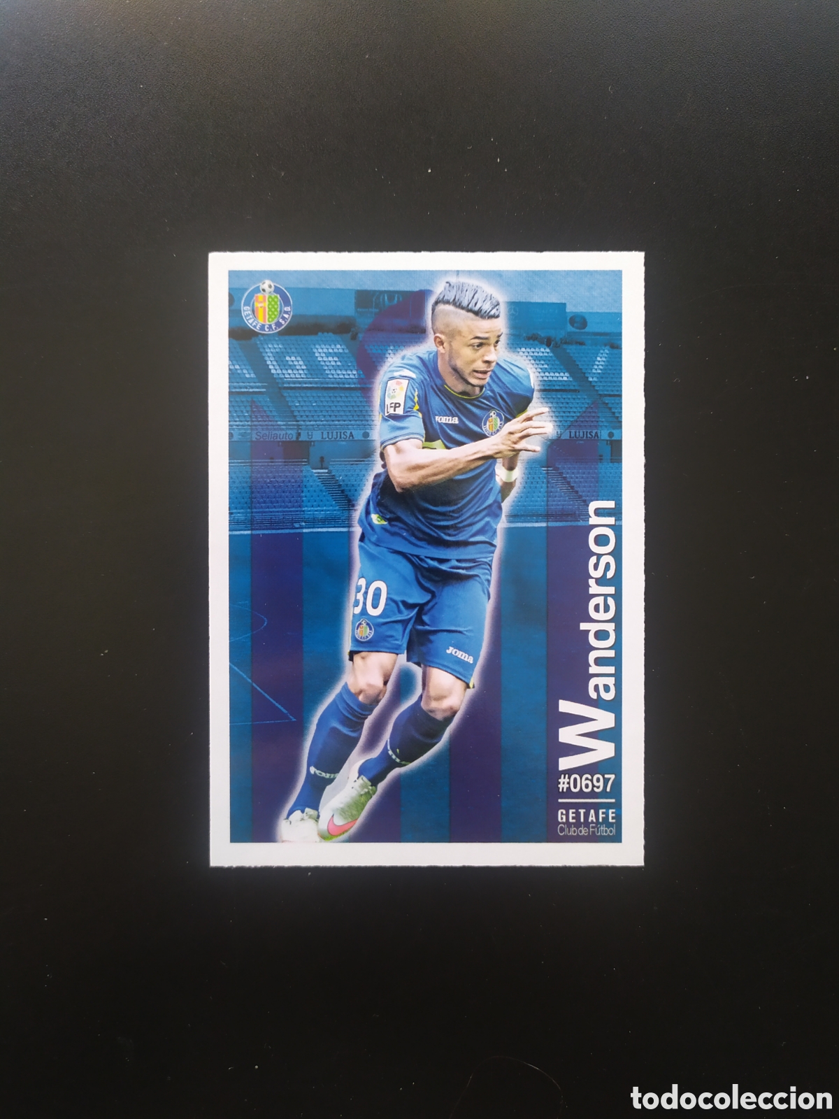 Cromos de f&uacute;tbol: Mundicromo fichas Liga 2015 2016 15 16 Wanderson n&deg; 697 Getafe