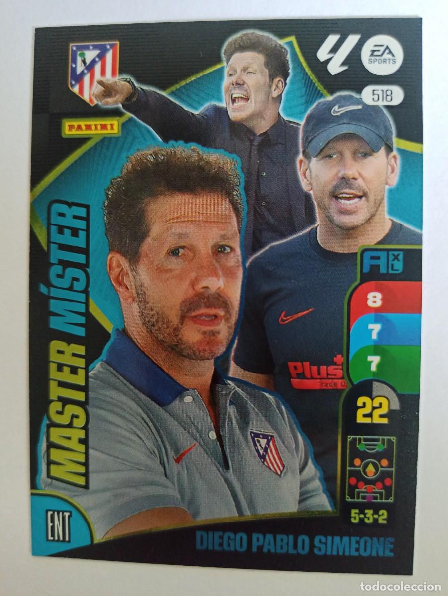 Figurine di Calcio: CARD 518 MASTER MISTER CHOLO SIMEONE ATL&Eacute;TICO ATLETI ENTRENADOR ADRENALYN XL PANINI LIGA 2025 24 25