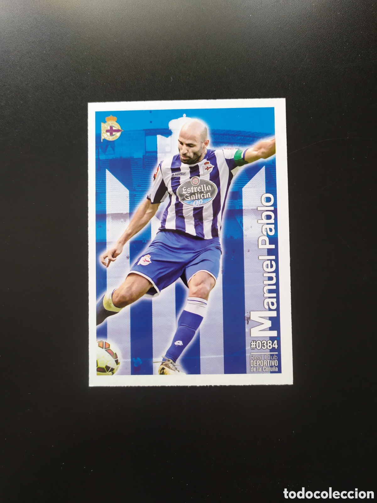 Cromos de f&uacute;tbol: Mundicromo fichas Liga 2015 2016 15 16 Manuel Pablo n&deg; 384 Deportivo Coru&ntilde;a