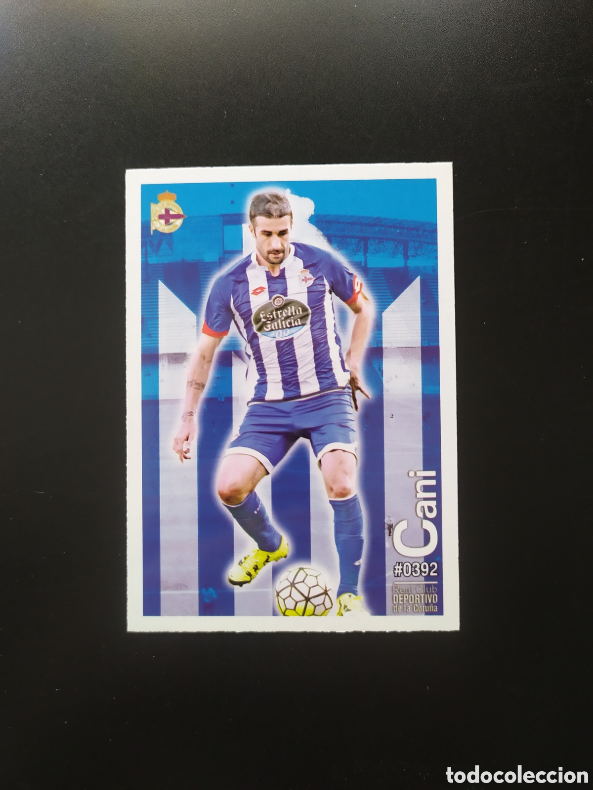 Fu&szlig;ball-Sticker: Mundicromo fichas Liga 2015 2016 15 16 Cani n&deg; 392 Deportivo Coru&ntilde;a