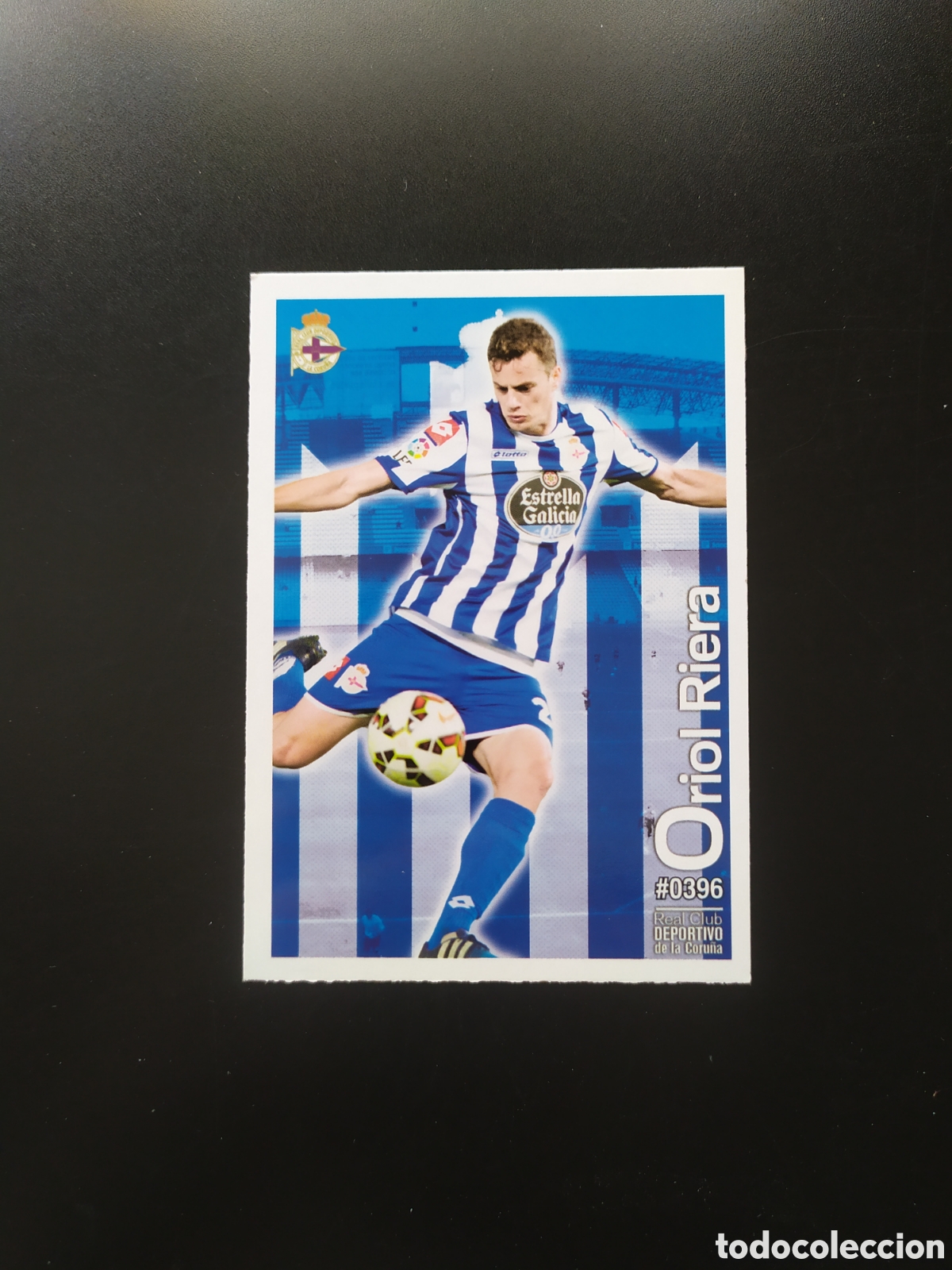 Cromos de f&uacute;tbol: Mundicromo fichas Liga 2015 2016 15 16 Oriol Riera n&deg; 396 Deportivo Coru&ntilde;a