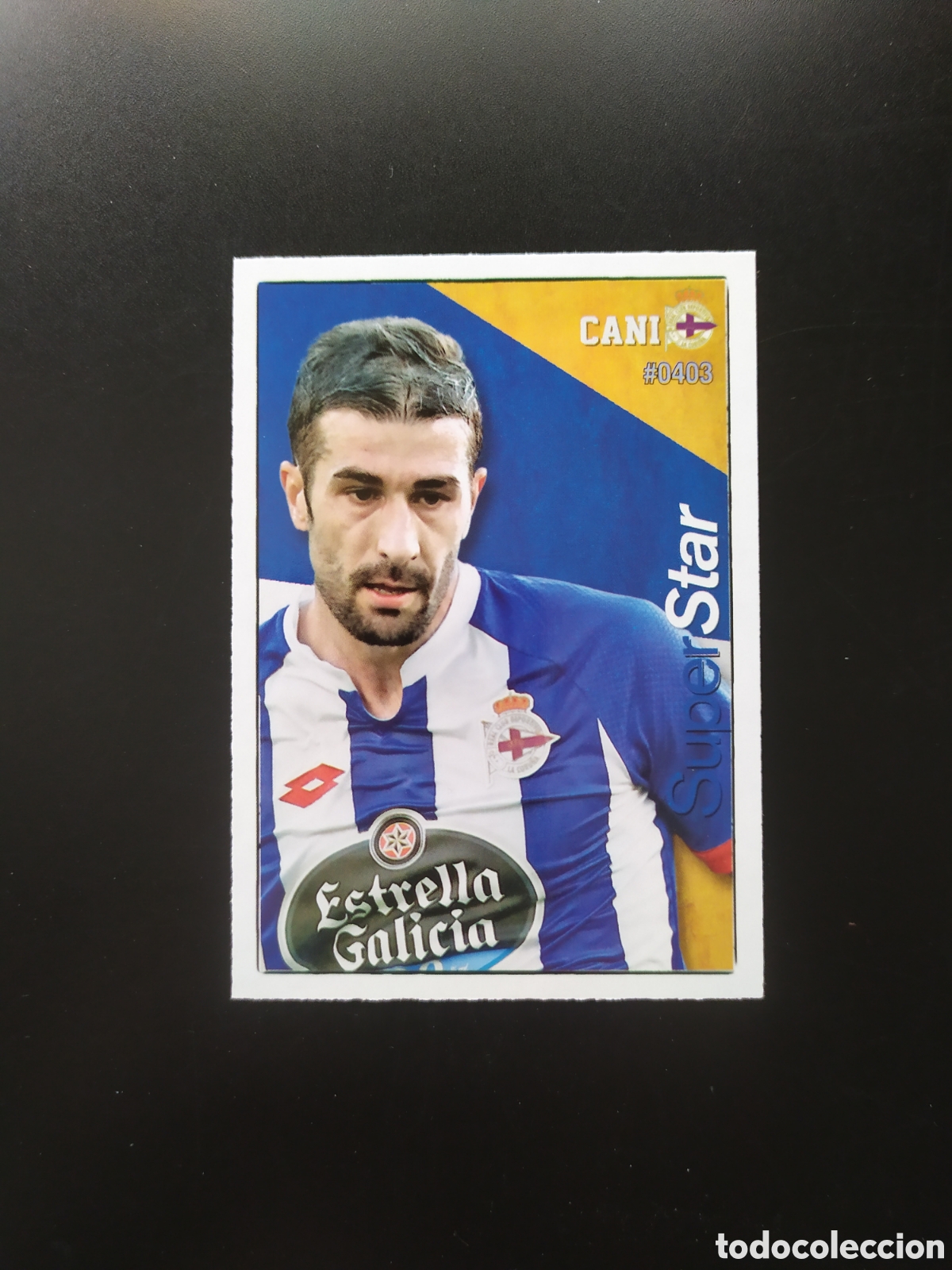 Cromos de f&uacute;tbol: Mundicromo fichas Liga 2015 2016 15 16 Cani superstar n&deg; 403 Deportivo Coru&ntilde;a