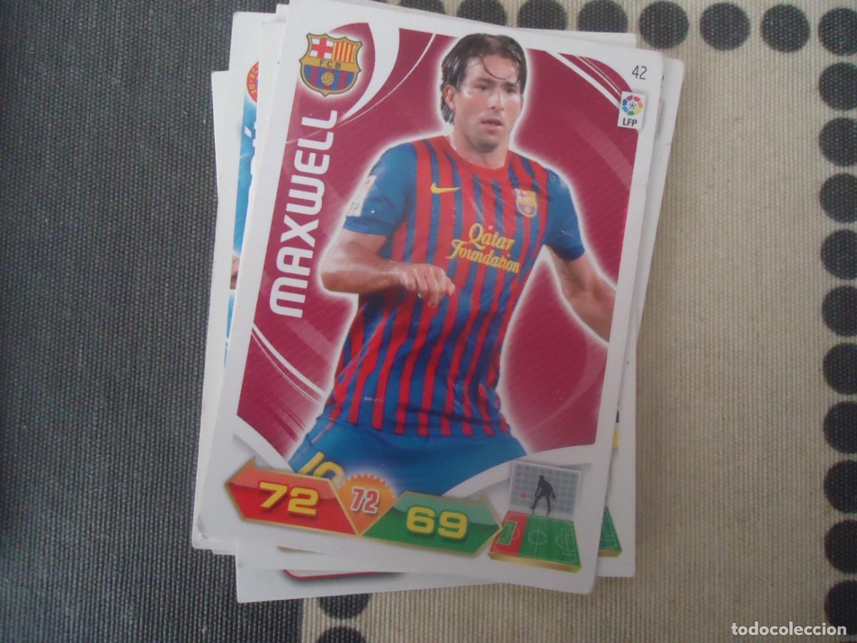 Cromos de f&uacute;tbol: CROMO DE MAXWELL 2O11-12 - Foto 1