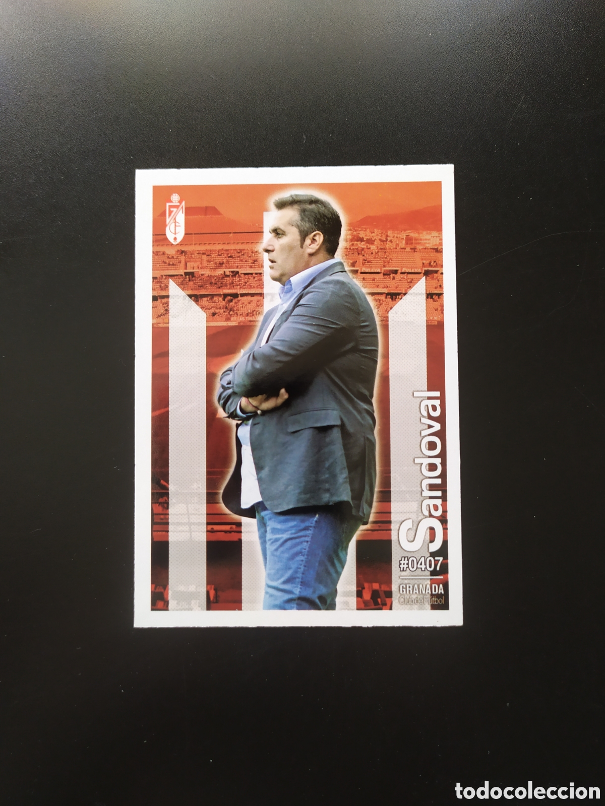 Football Stickers: Mundicromo fichas Liga 2015 2016 15 16 Sandoval n&deg; 407 Granada