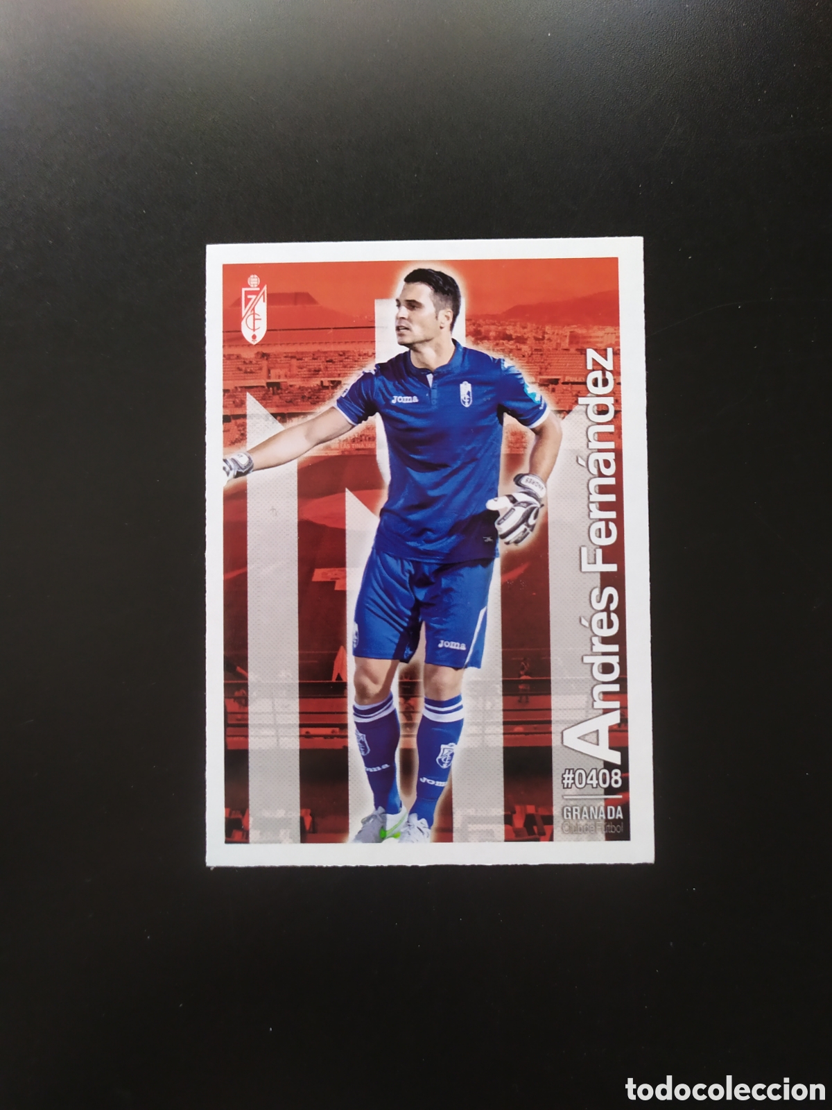 Fu&szlig;ball-Sticker: Mundicromo fichas Liga 2015 2016 15 16 Andr&eacute;s Fern&aacute;ndez n&deg; 408 Granada