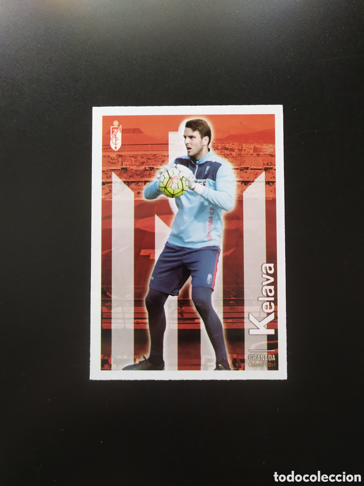 Cromos de f&uacute;tbol: Mundicromo fichas Liga 2015 2016 15 16 Kelava error n&deg; 409 Granada