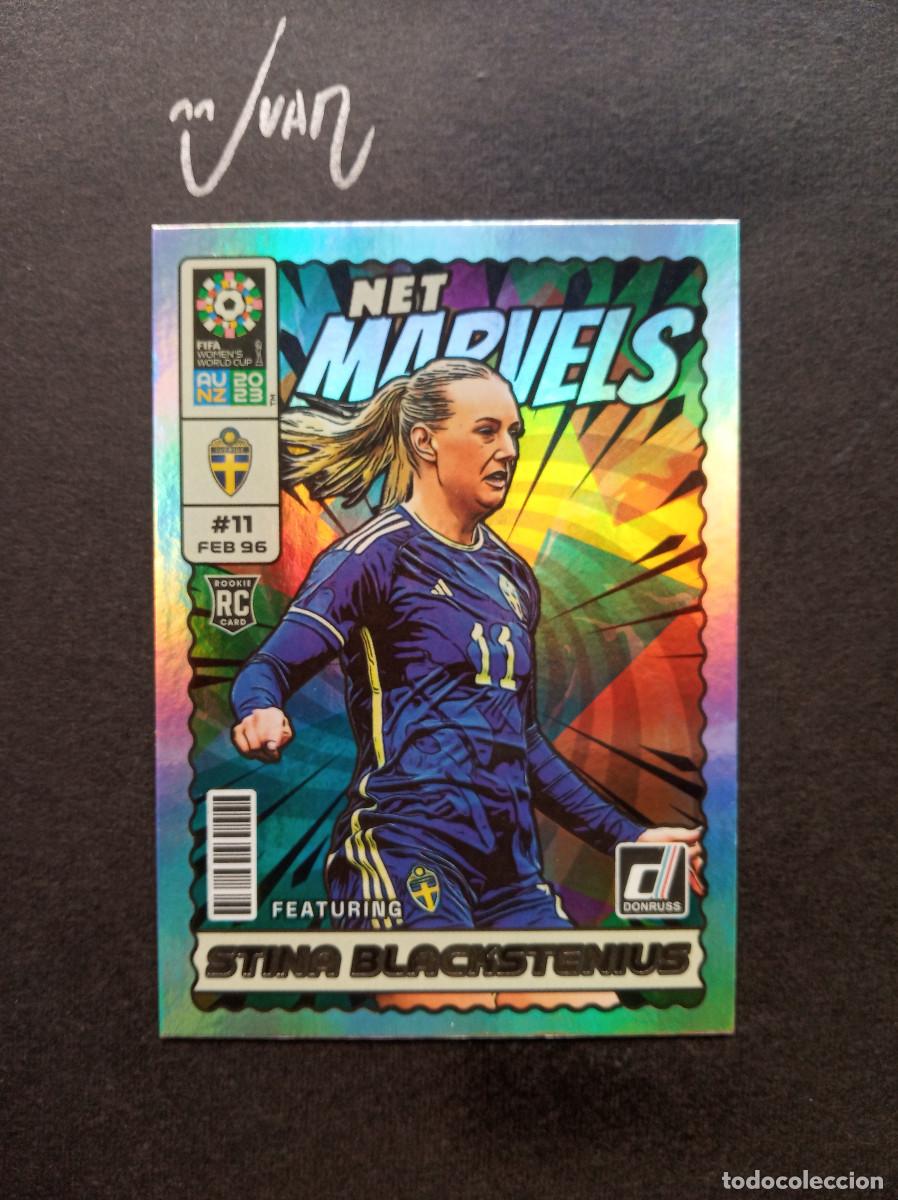 Cromos de F&uacute;tbol: NET MARVELS ROOKIE BLACKSTENIUS SUECIA ARSENAL ⚽ PANINI &reg; DONRUSS FIFA WOMEN WORLD CUP 2023 23 NUEVO