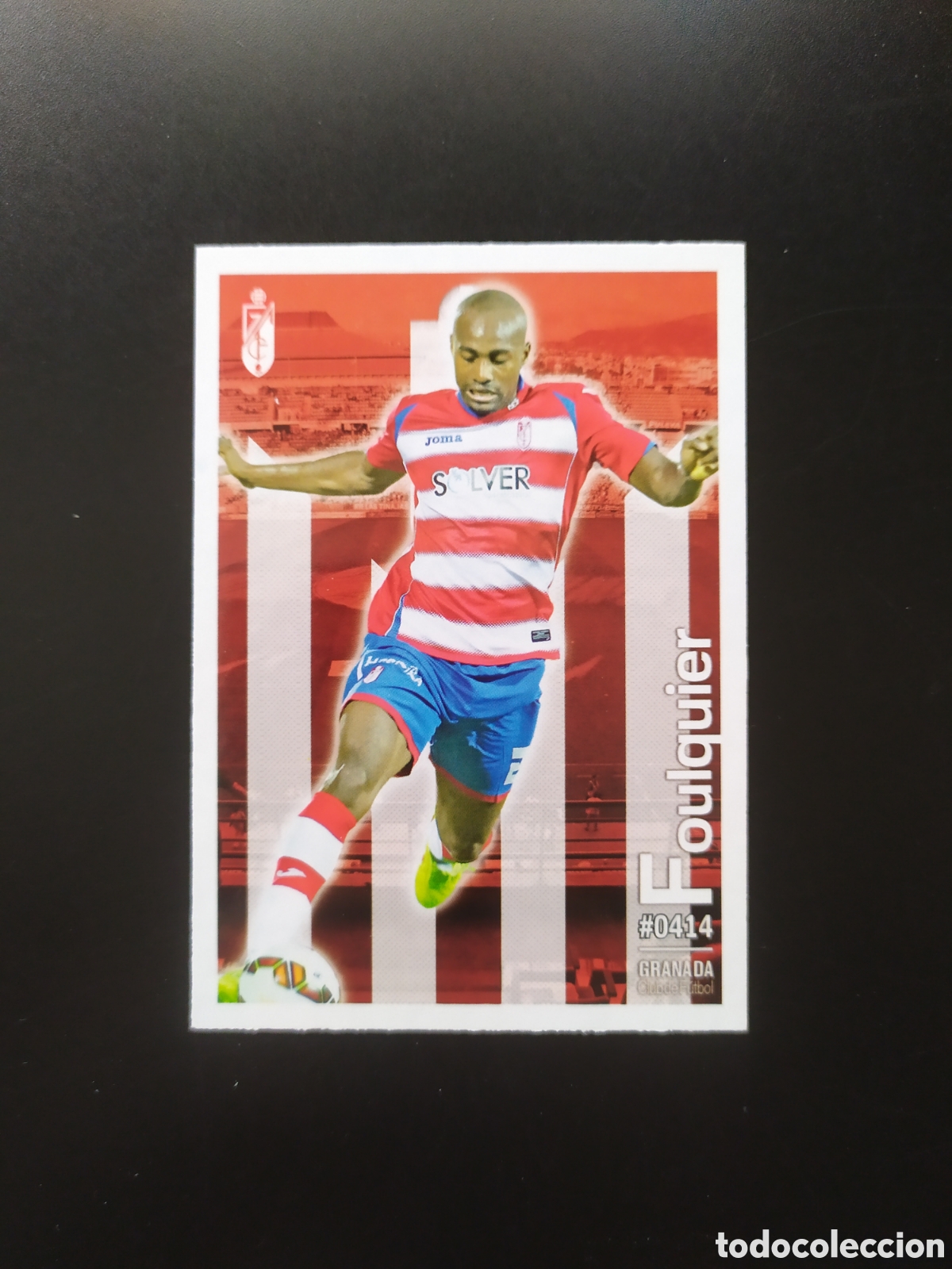 Cromos de Futebol: Mundicromo fichas Liga 2015 2016 15 16 Foulquier n&deg; 414 Granada