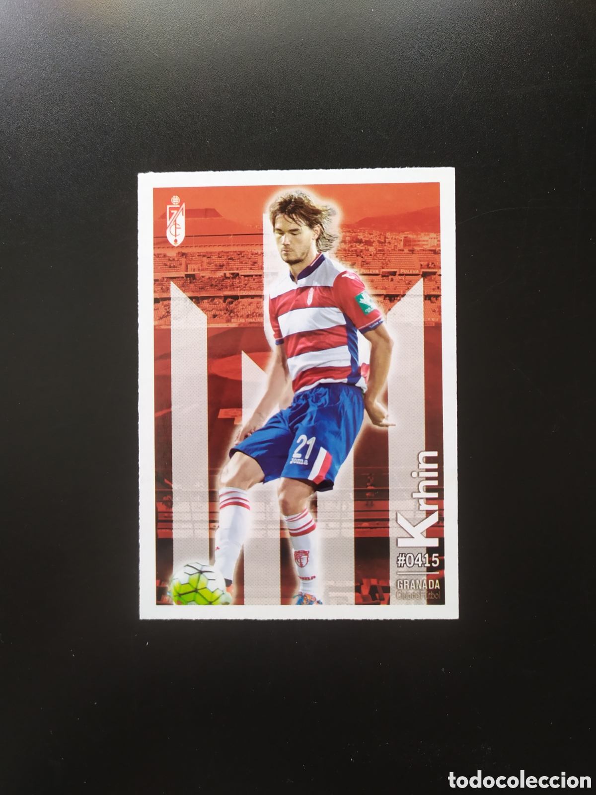 Cromos de Futebol: Mundicromo fichas Liga 2015 2016 15 16 Krhin n&deg; 415 Granada