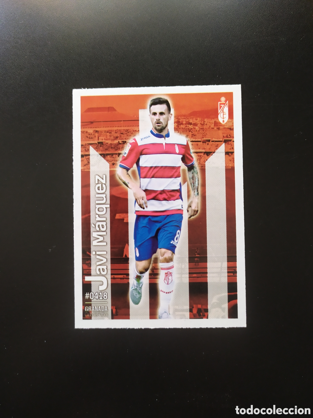Football Stickers: Mundicromo fichas Liga 2015 2016 15 16 Javi M&aacute;rquez n&deg; 418 Granada