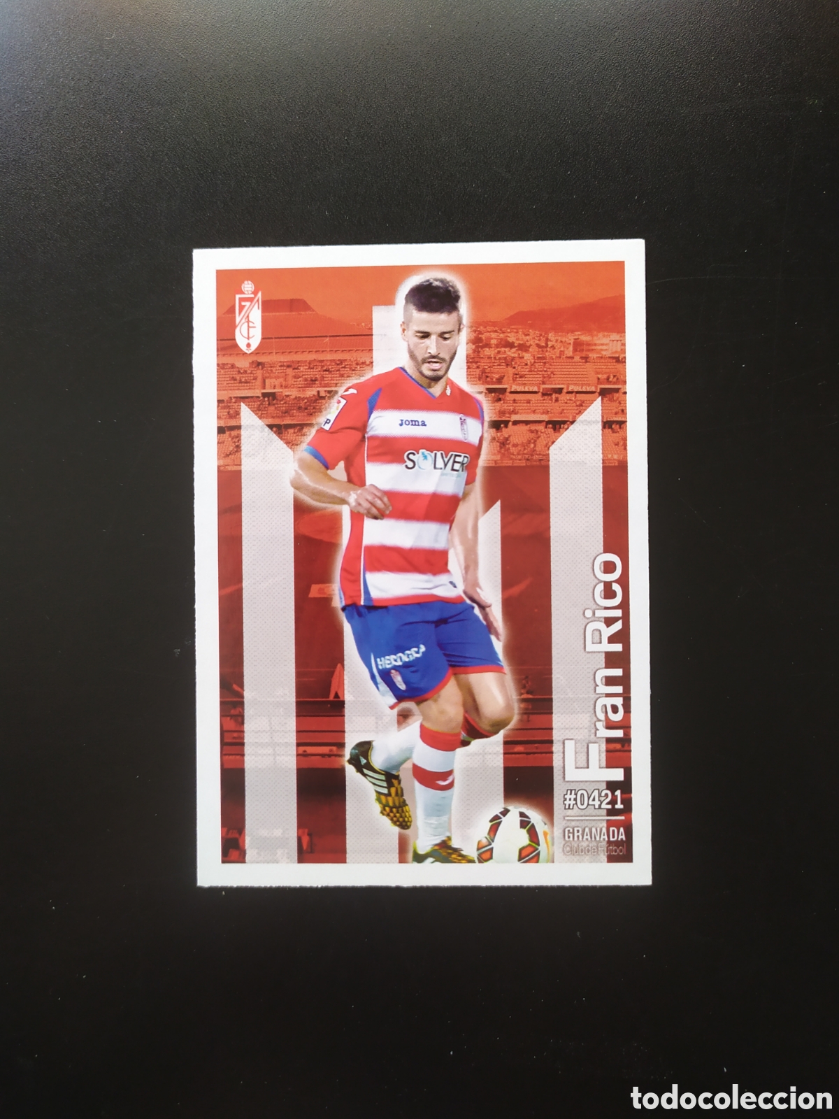 Cromos de f&uacute;tbol: Mundicromo fichas Liga 2015 2016 15 16 Fran Rico n&deg; 421 Granada