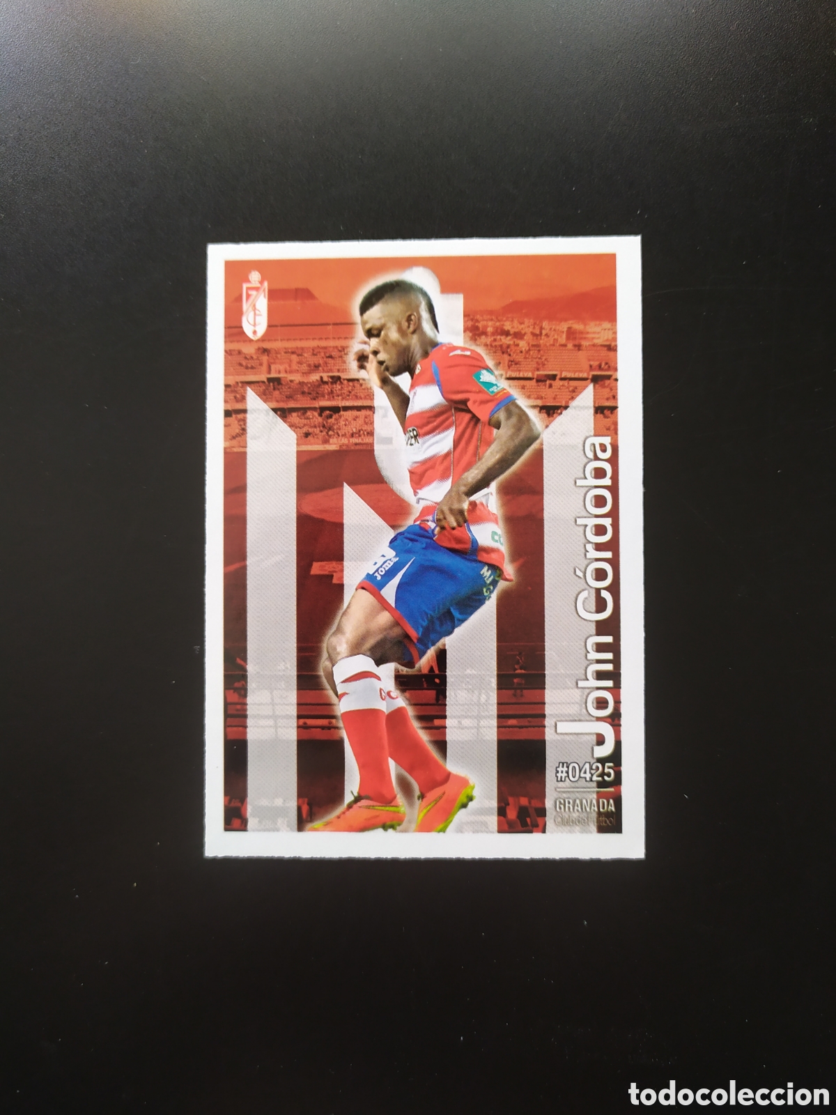 Football Stickers: Mundicromo fichas Liga 2015 2016 15 16 John C&oacute;rdoba n&deg; 425 Granada