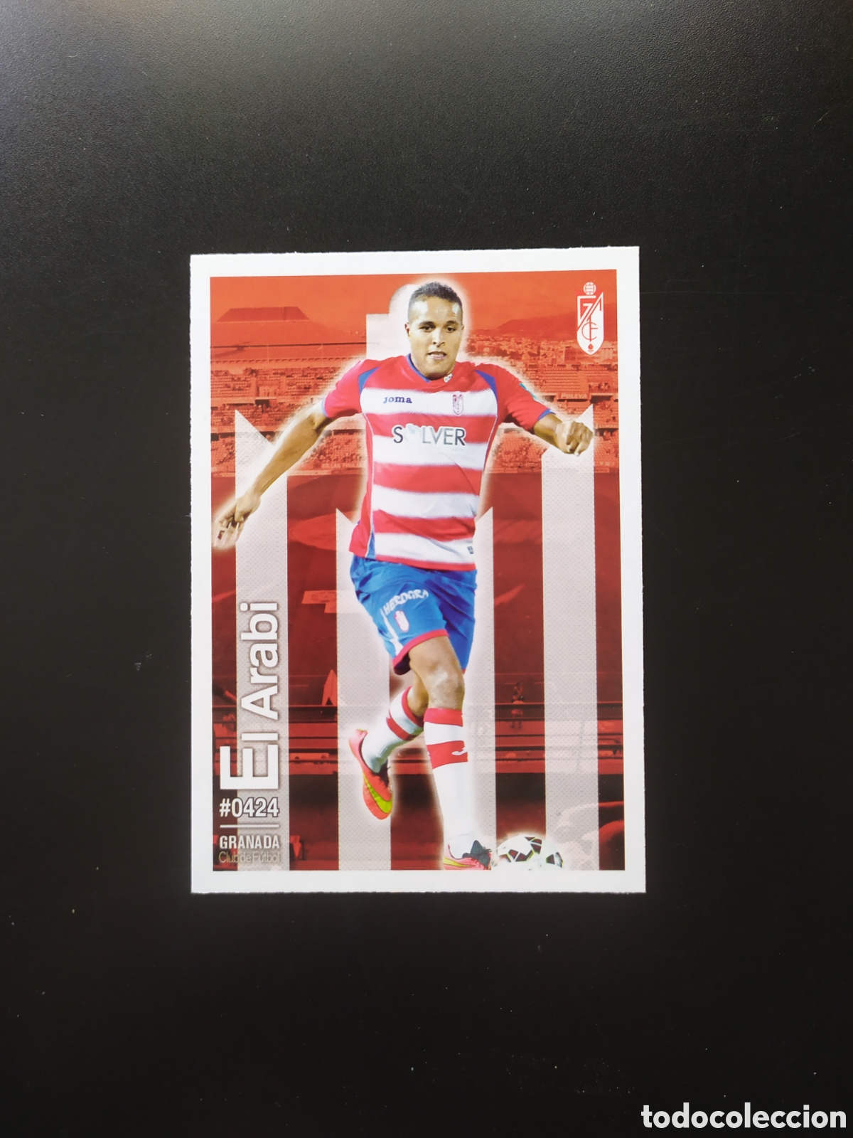 Football Stickers: Mundicromo fichas Liga 2015 2016 15 16 El Arabi n&deg; 424 Granada