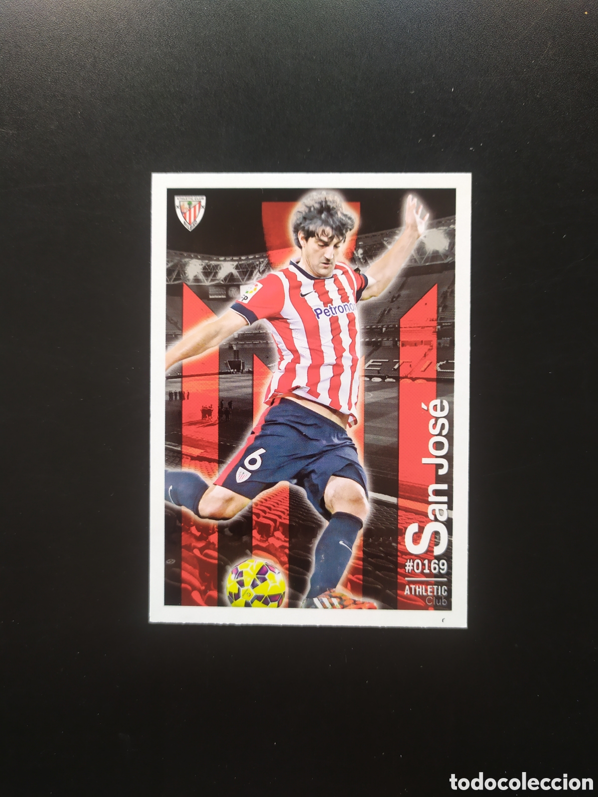 Cromos de f&uacute;tbol: Mundicromo fichas Liga 2015 2016 15 16 San Jos&eacute; n&deg; 169 Athletic Bilbao